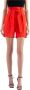 Actualee 8107-0038 fabric shorts Rood Dames - Thumbnail 1