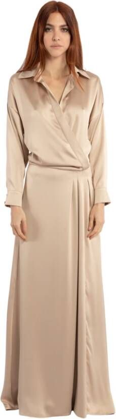 Actualee Maxi Dresses Beige Dames