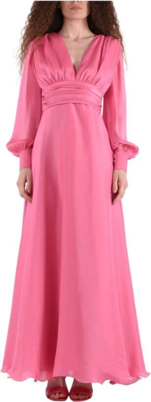 Actualee Maxi Dresses Roze Unisex