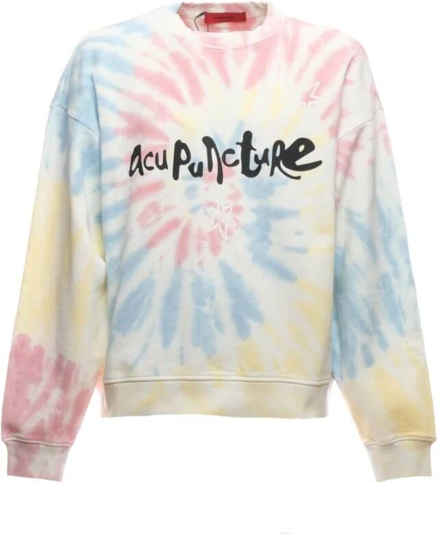 Acupuncture Sweatshirt met een extra grote pasvorm Blauw Heren