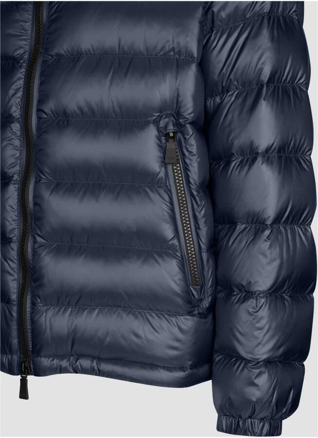 Add Blauwe hoodie met ritssluiting zakken Blue Heren