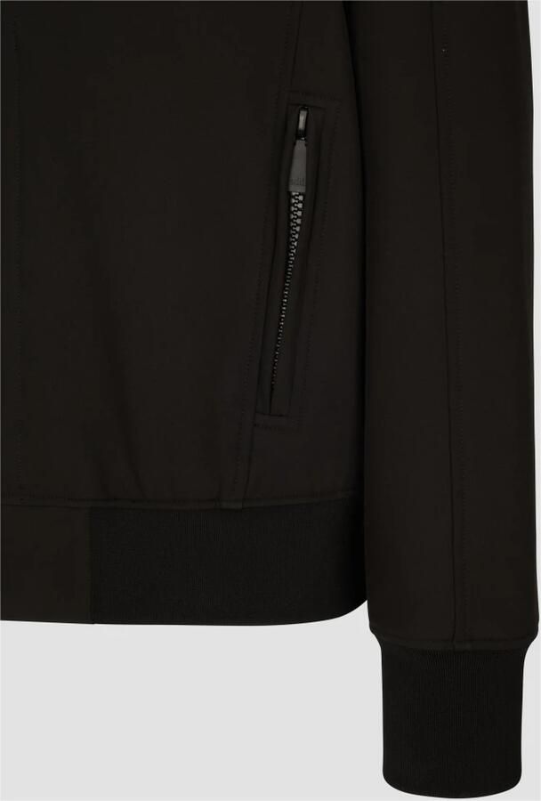 Add Zwarte hoodie met ritssluiting zakken Black Heren