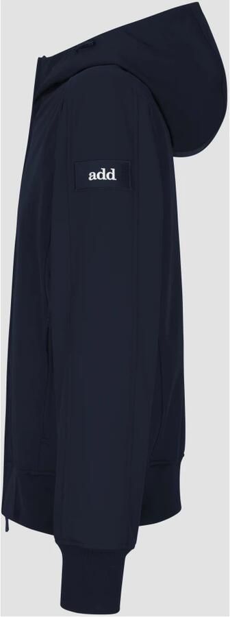 Add Blauwe hoodie met ritssluiting zakken Blue Heren - Foto 2