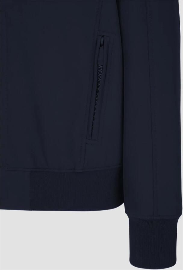 Add Blauwe hoodie met ritssluiting zakken Blue Heren