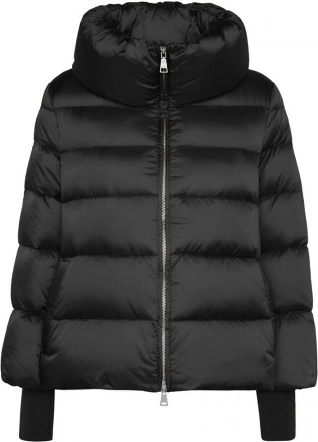 Add Down JKT With Det. Zwart Dames