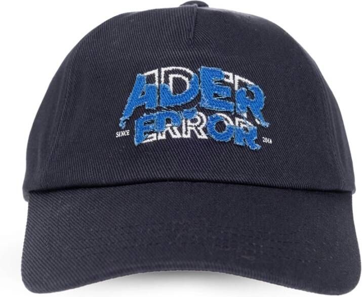 Ader Error Baseballpet Blauw Unisex