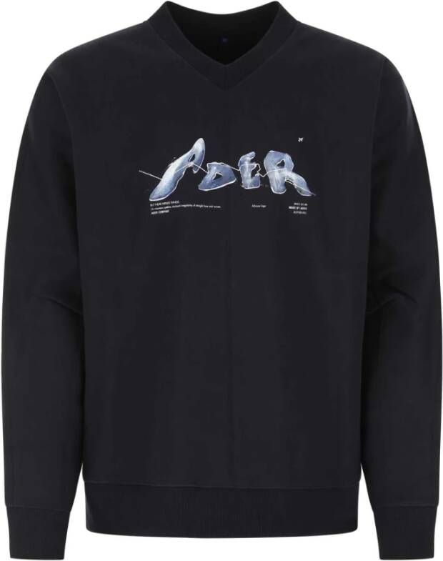Ader Error Blauw katoenen blend sweatshirt Blauw Heren