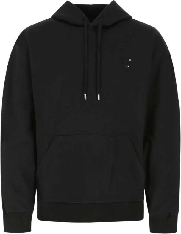 Ader Error Oversized Zwart Katoenen Sweatshirt Black Heren