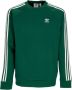 Adidas 3-Stripes Crewneck Sweatshirt Groen Heren - Thumbnail 1