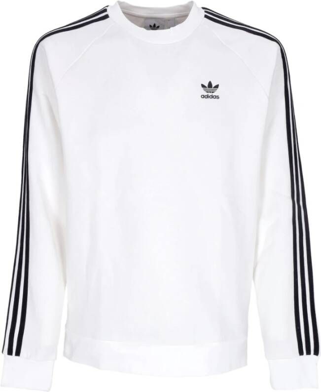 Adidas Originals Trainingsshirt Adicolor Clics 3-Stripes Crew Sweatshirt White Heren
