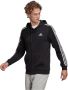 Adidas Sportswear Capuchonsweatvest ESSENTIALS 3-STRIPES CAPUCHONJACK comfortabel materiaal van katoenmix (1-delig) - Thumbnail 12