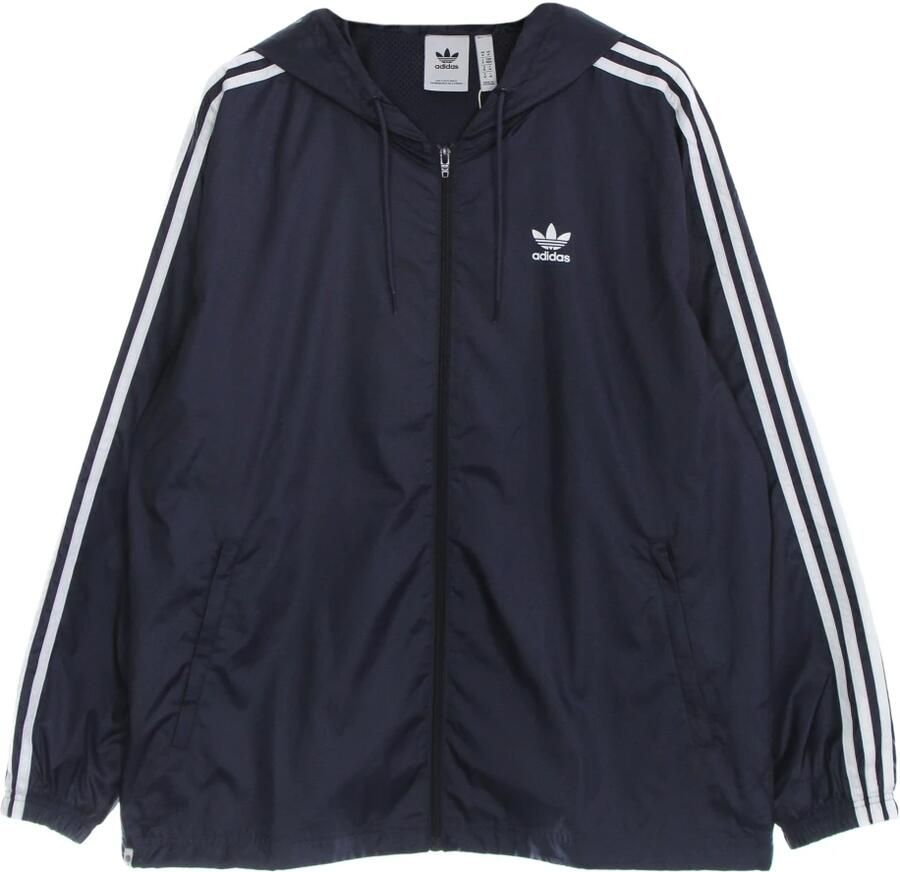 Adidas 3-Stripes Windbreaker Shadow Navy Blue Heren