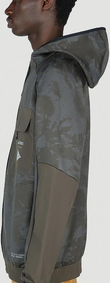 Adidas Avontuurlijke Grafische Print Hoodie Jas Meerkleurig Heren - Foto 6