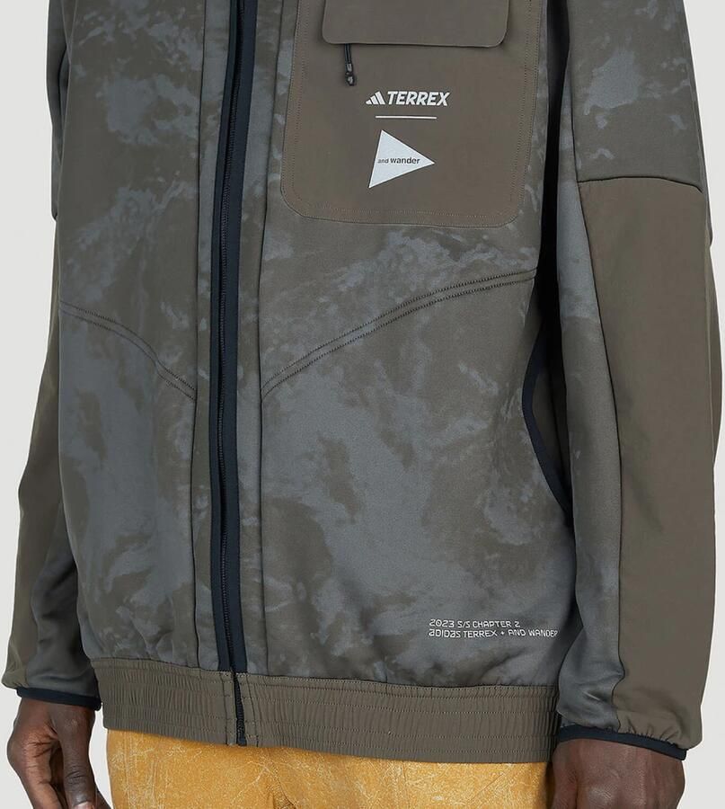 Adidas Avontuurlijke Grafische Print Hoodie Jas Meerkleurig Heren - Foto 4