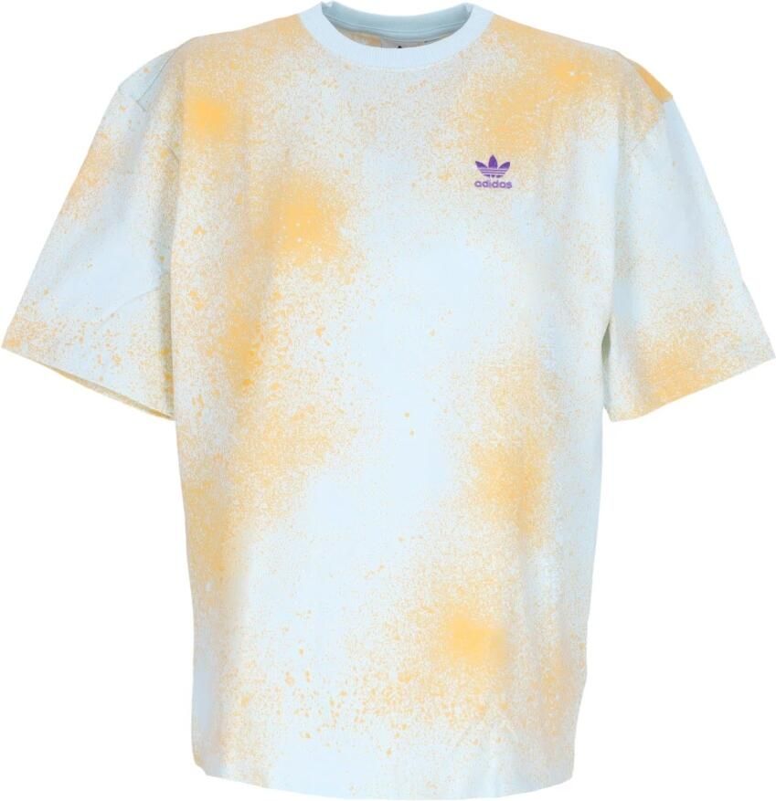 Adidas Blauw Oranje Dames T-shirt Zachte pasvorm Multicolor Dames