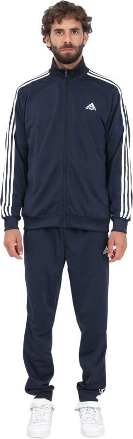 Adidas Badge of Sport 3-Stripes Tracksuit Legend Ink White- Heren Legend Ink White - Foto 4