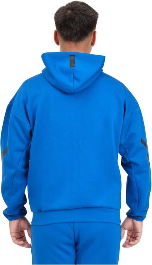Adidas Blauwe Z.n.e. sweatshirt met rits Blue Heren - Foto 2