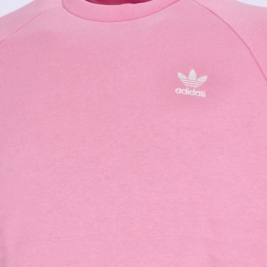 Adidas Originals Sweatshirt met logostitching model 'ESSENTIAL CREW'