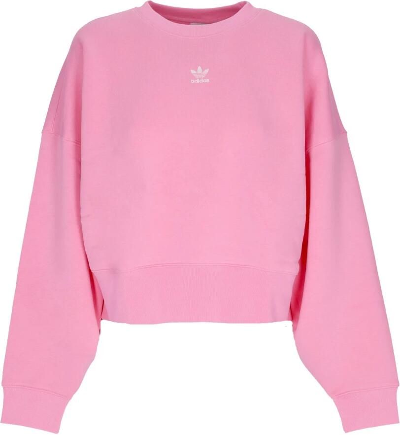 Adidas Bliss Pink Cropped Crewneck Sweatshirt Pink Dames - Foto 2