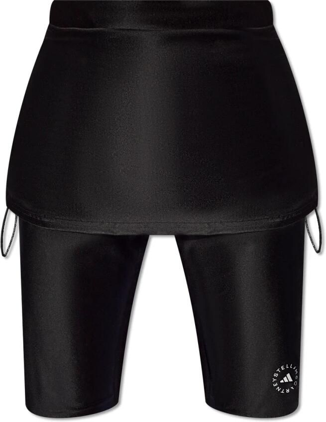 Adidas by stella mccartney Zwarte Stella McCartney Shorts Black Dames