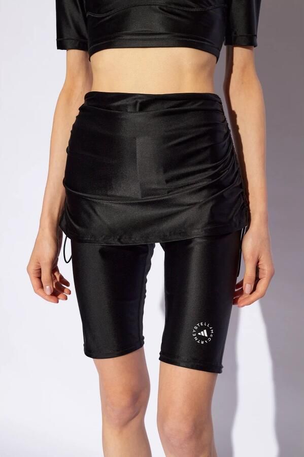 Adidas by stella mccartney Zwarte Stella McCartney Shorts Black Dames - Foto 4