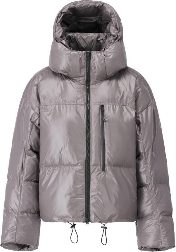 Adidas by stella mccartney Gewatteerde jas met capuchon Gray Dames