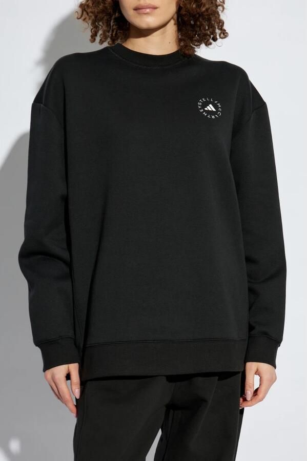 Adidas by stella mccartney Oversize Sweatshirt Black Dames - Foto 4
