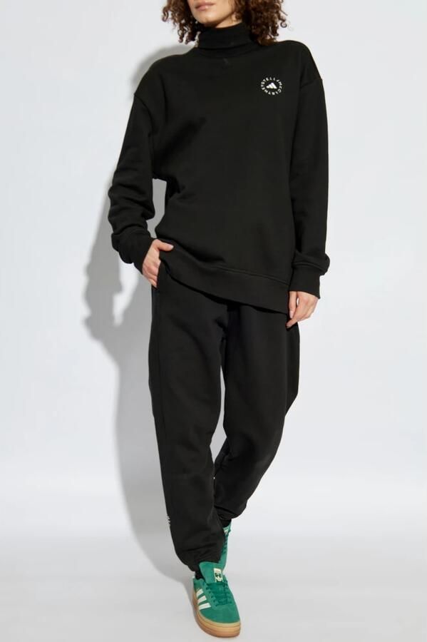 Adidas by stella mccartney Oversized Hoodie Black Dames - Foto 2