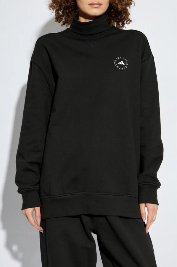 Adidas by stella mccartney Oversized Hoodie Black Dames - Foto 3