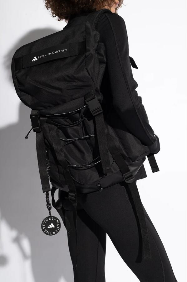 Adidas by stella mccartney Tassen met logo-print van gerecycled polyester Black Dames - Foto 9