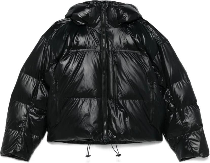 Adidas by stella mccartney Gewatteerde jas met capuchon Black Dames