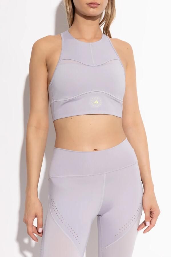 Adidas by stella mccartney Training Top met Logo Gray Dames - Foto 4