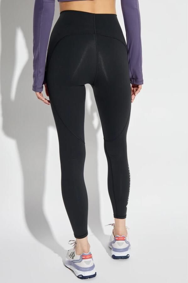 Adidas by stella mccartney Zwarte broek met elastische tailleband Black Dames - Foto 5
