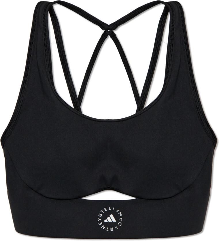 Adidas by stella mccartney TrueStrength Yoga Sportbeha Black Dames