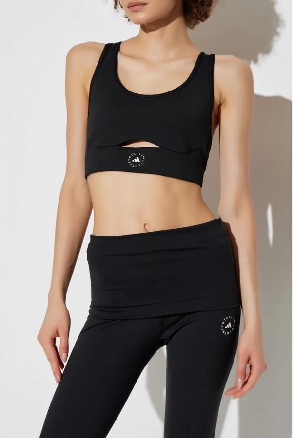 Adidas by stella mccartney TrueStrength Yoga Sportbeha Black Dames - Foto 4