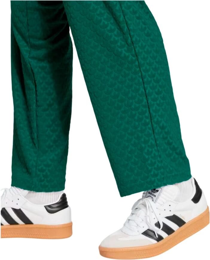 Adidas Casual Gedrapeerde Broek met Ritszakken Green Heren - Foto 1