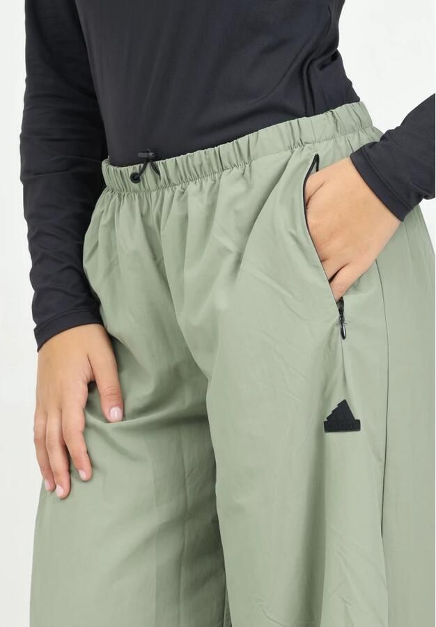 Adidas City Escape Woven Parachute Tracksuit Broek Green Dames