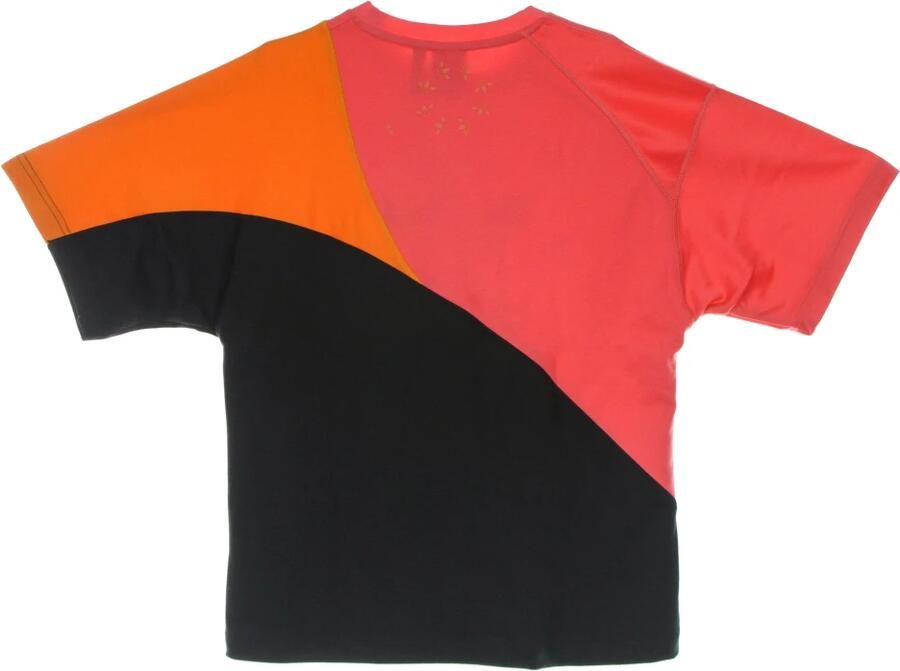 Adidas Colorblock Tee Heren T-shirt Zwart Oranje Multicolor Heren - Foto 3
