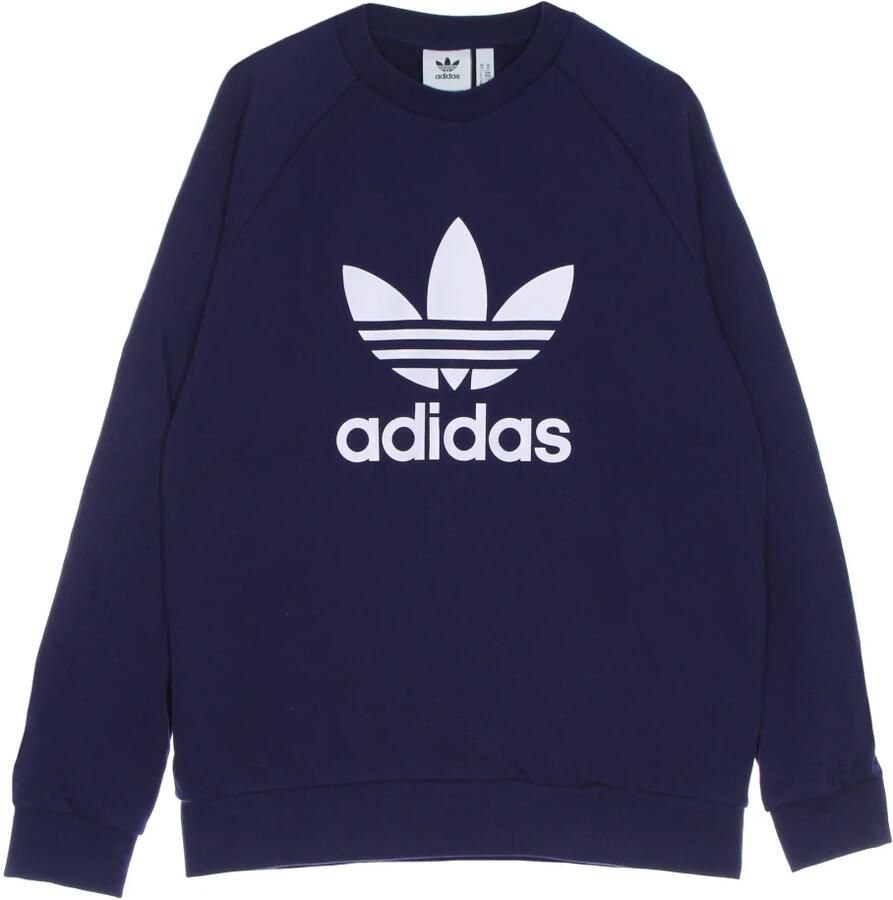 Adidas Crewneck Sweatshirt Trefoil Night Sky White Blue Heren - Foto 3