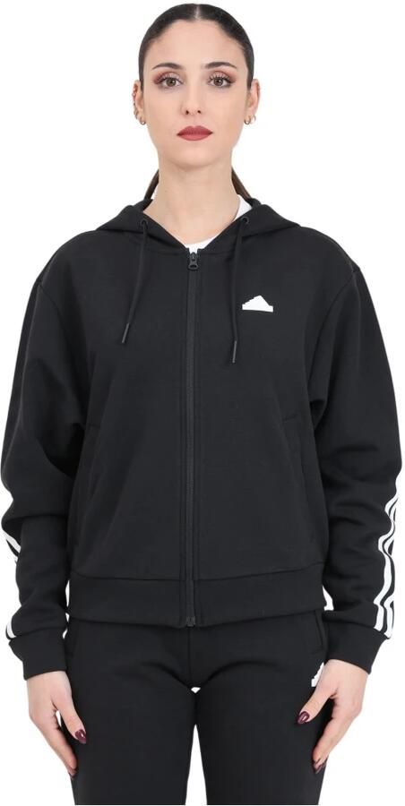 Adidas Future Icons 3 Stripes Hoodie Black Dames - Foto 4