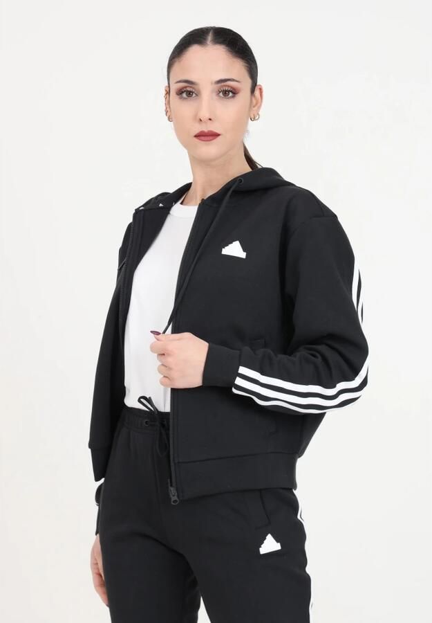 Adidas Future Icons 3 Stripes Hoodie Black Dames - Foto 2