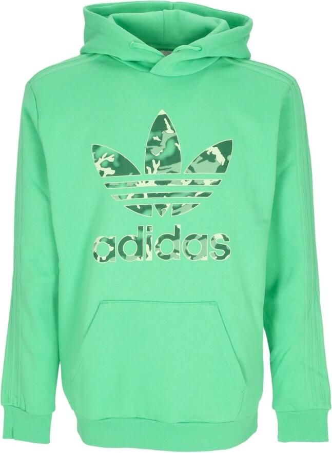 Adidas Groene Camo Hoodie Lange Mouw Grafisch Green Heren - Foto 2
