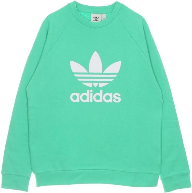 Adidas Groen Wit Lichtgewicht Crewneck Sweatshirt Green Heren - Foto 3