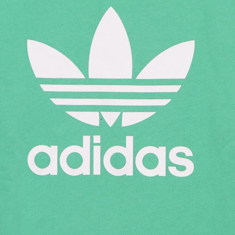 Adidas Groen Wit Lichtgewicht Crewneck Sweatshirt Green Heren