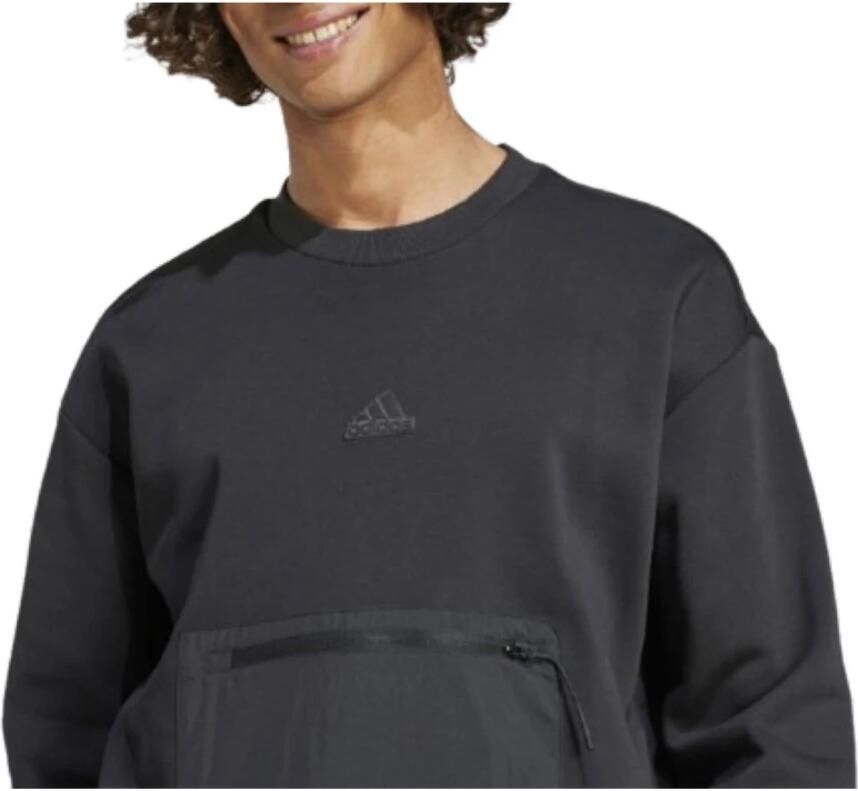 Adidas Klassieke Sweatshirt voor Mannen Gray Heren