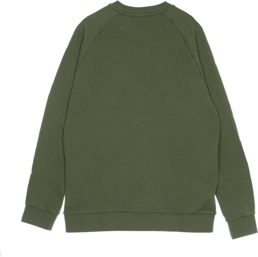 Adidas Klassieke Trefoil Crewneck Sweatshirt Olijf Wit Green Heren - Foto 2