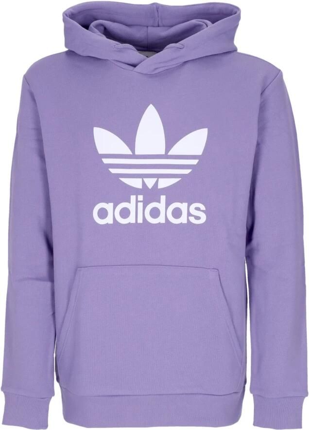 Adidas Klassieke Trefoil Hoodie Lichtgewicht Sweatshirt Purple Heren