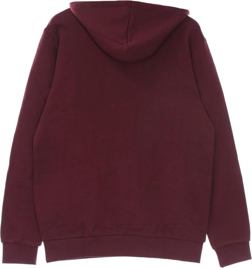 Adidas Klassieke Trefoil Hoodie Victory Crimson Wit Brown Heren - Foto 2