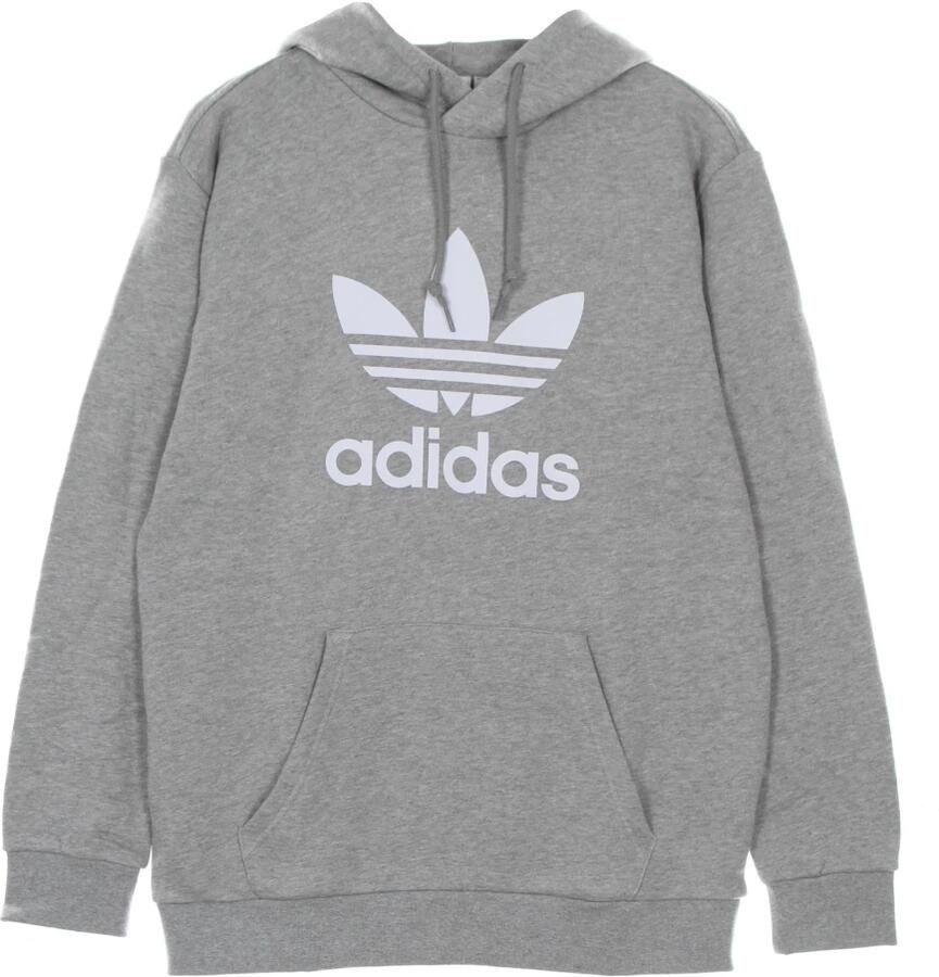 Adidas Klassieke Trefoil Lichtgewicht Hoodie Grijs Gray Heren - Foto 2