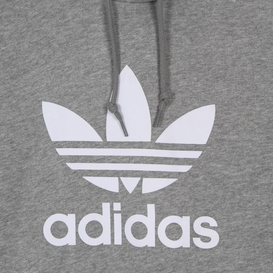 Adidas Klassieke Trefoil Lichtgewicht Hoodie Grijs Gray Heren